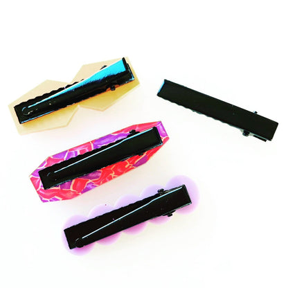 Crafty Cuts Laser Pty Ltd © 2 Pair Hair Clip Cabochons - 13 Assorted Designs