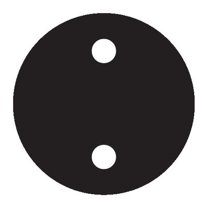 Crafty Cuts Laser Pty Ltd 20mm Dot Circle Charms - 10 Pairs