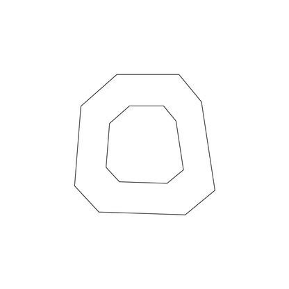 Crafty Cuts Laser Pty Ltd © 30mm Baby Twin Set  -  Fat Octagon