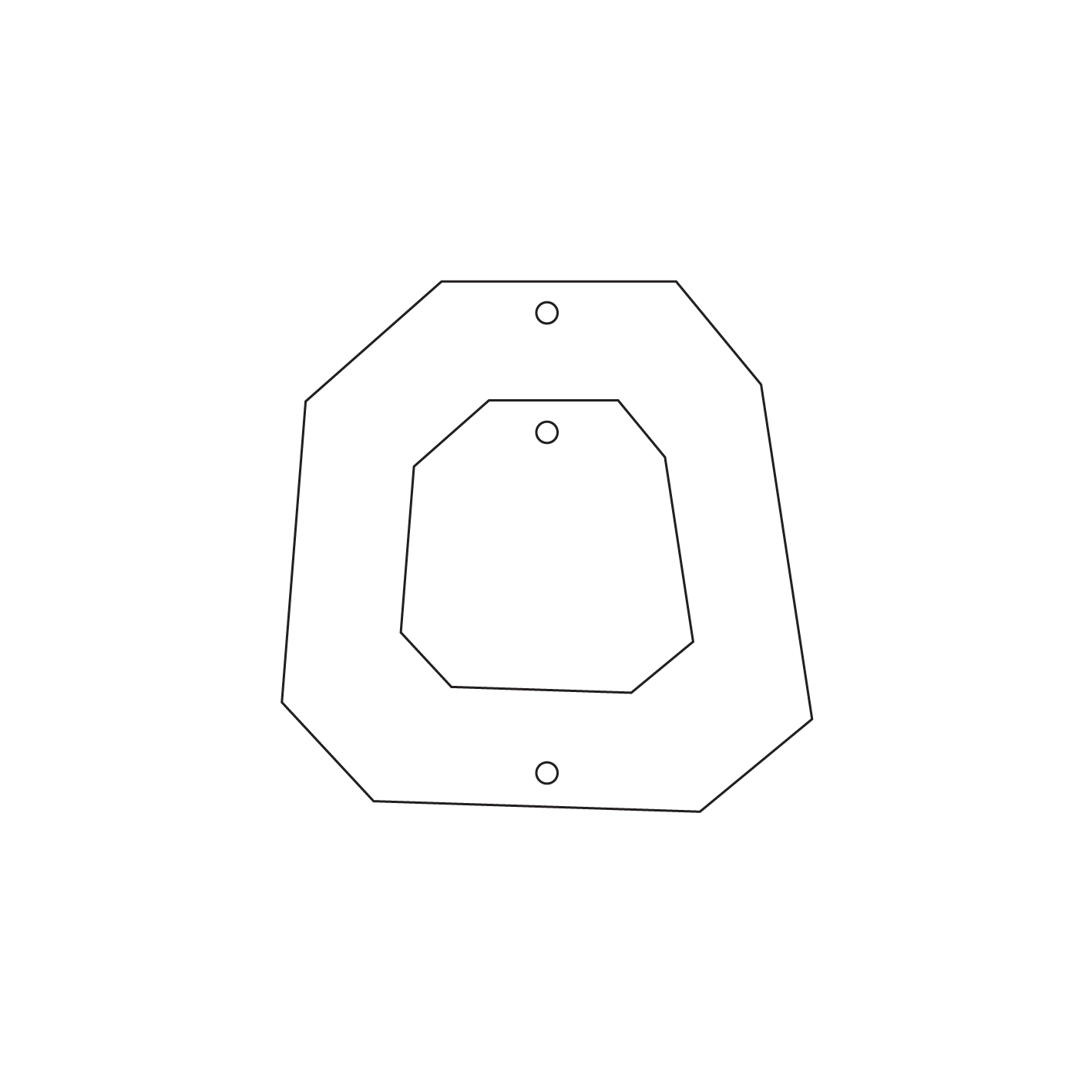 Crafty Cuts Laser Pty Ltd © 30mm Baby Twin Set  -  Fat Octagon