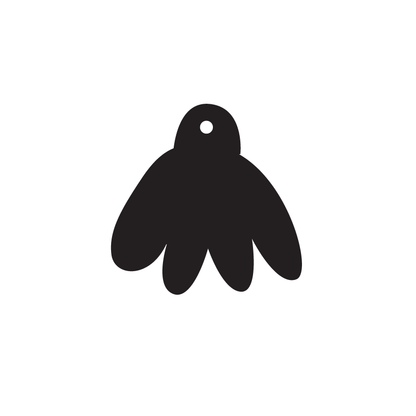 Crafty Cuts Laser Pty Ltd © 30mm Supa Fun DUO Charms - 4 pair set