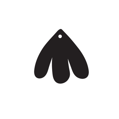 Crafty Cuts Laser Pty Ltd © 30mm Supa Fun DUO Charms - 4 pair set