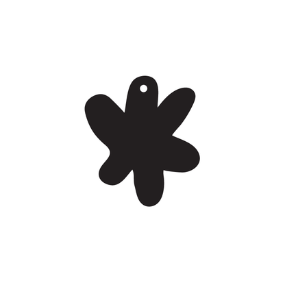 Crafty Cuts Laser Pty Ltd © 30mm Supa Fun DUO Charms - 4 pair set