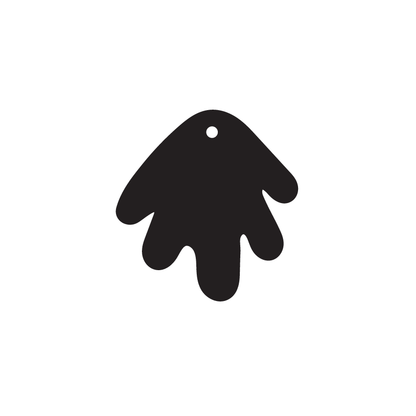 Crafty Cuts Laser Pty Ltd © 30mm Supa Fun DUO Charms - 4 pair set