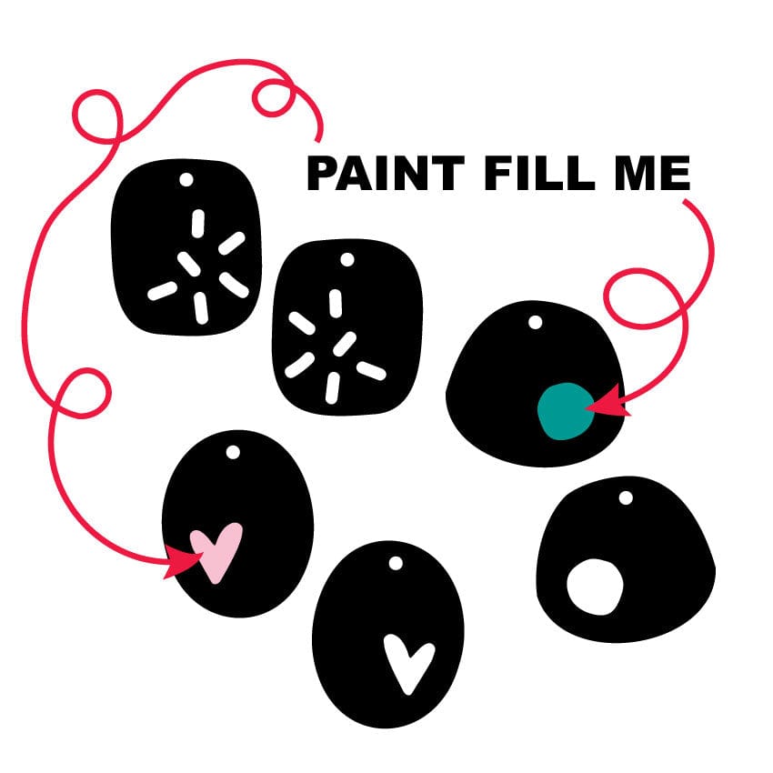 Crafty Cuts Laser Pty Ltd © 35mm Etched Chunkies 3 Pair Set - Choose from 3 shapes