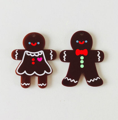 Crafty Cuts Laser Pty Ltd 45mm GINGER PEEPS Etchies for Paint Fill - 5 Pair Pack