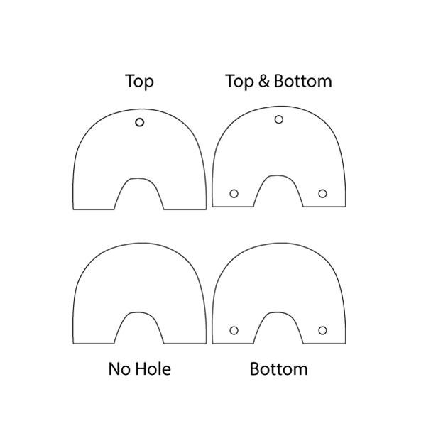 Crafty Cuts Laser Pty Ltd © 5 Pair Happy Hump Charms - 2 Sizes