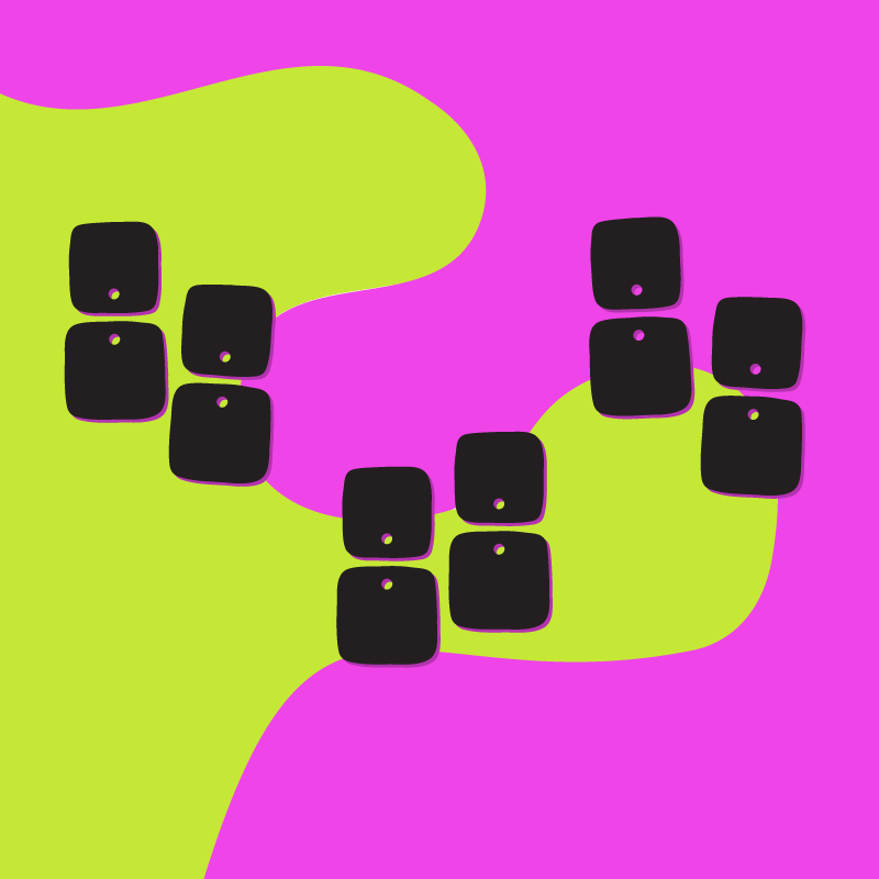 Crafty Cuts Laser Pty Ltd Baby Twin - Blox - 3 Pair Set