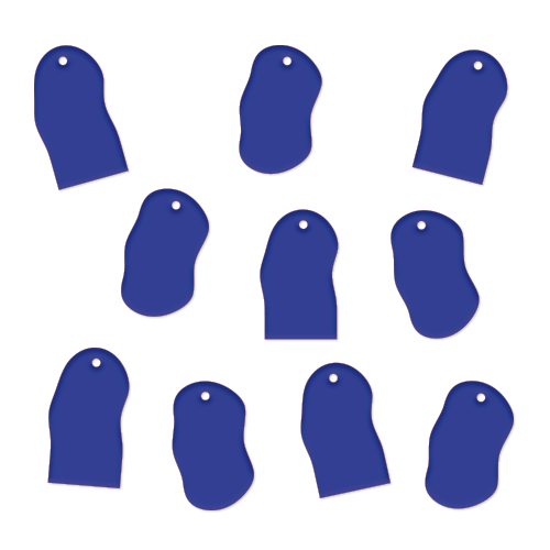 Crafty Cuts Laser Pty Ltd © Baby Wobbles  - Five Pair Set