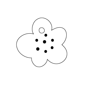 Crafty Cuts Laser Pty Ltd © Blossom Stax - 4 Pair Set