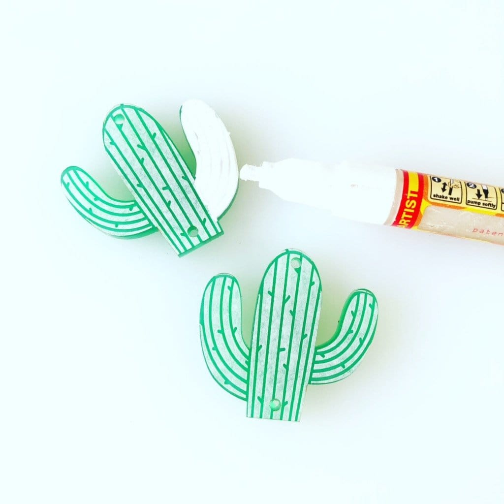 Crafty Cuts Laser Pty Ltd © Cactus Flower Pots: 4 pair Set