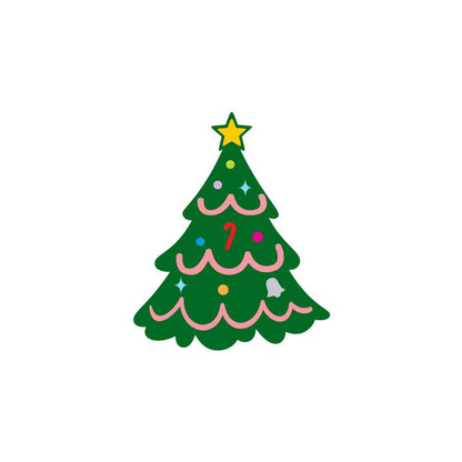 Crafty Cuts Laser Pty Ltd Christmas: © FESTIVE TREE  Etchies for Paint Fill - 5 Pair