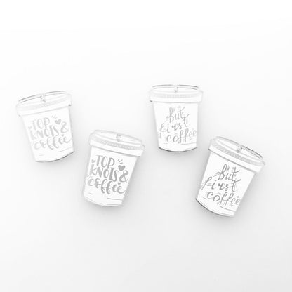 Crafty Cuts Laser Pty Ltd Coffee Club - 3 pair Set - 5 Designs