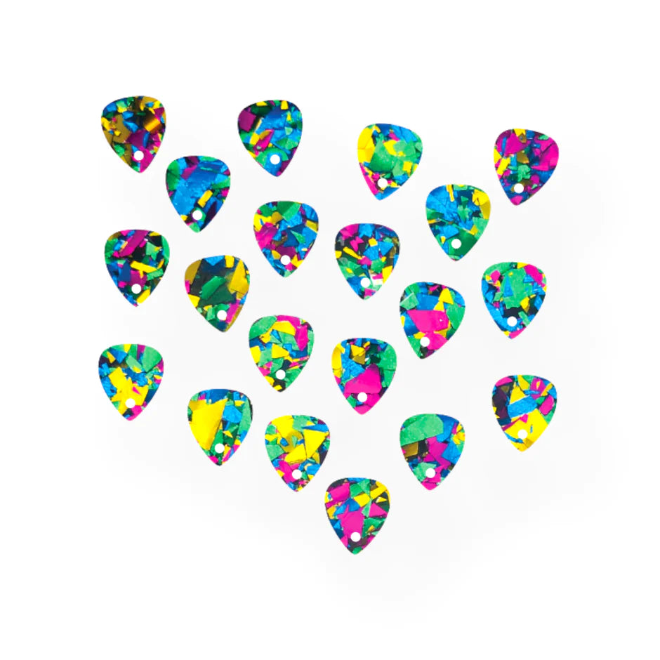 17mm Guitar Pick Charms - 10 Pairs