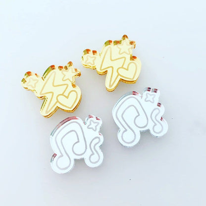 Crafty Cuts Laser Pty Ltd Gumball Charms Cabochons - 6  Pairs