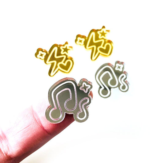 Crafty Cuts Laser Pty Ltd Gumball Charms Cabochons - 6  Pairs