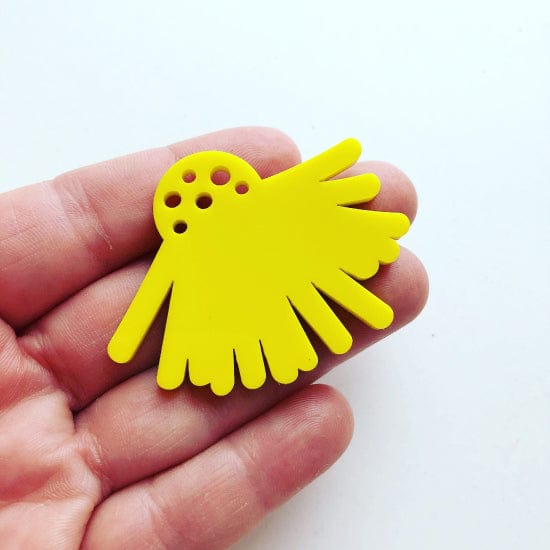 Crafty Cuts Laser Pty Ltd © In the Garden: Wattle Cabochons - 2 Pair