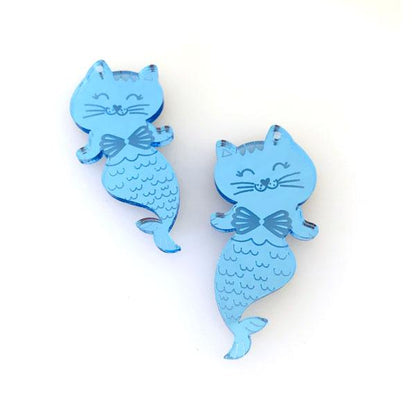 Crafty Cuts Laser Pty Ltd © Kawaii Purrmaid - 4 pair Set