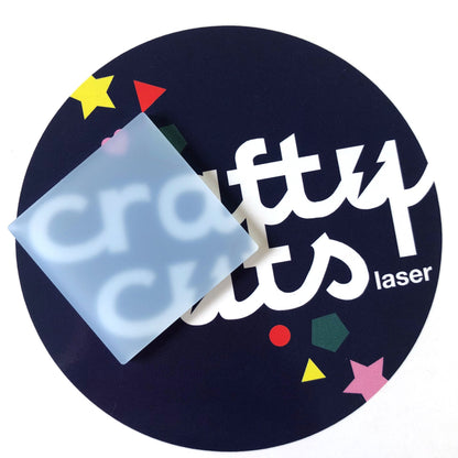 Crafty Cuts Laser Pty Ltd Materials Frosted Acrylic - Ice-Kool