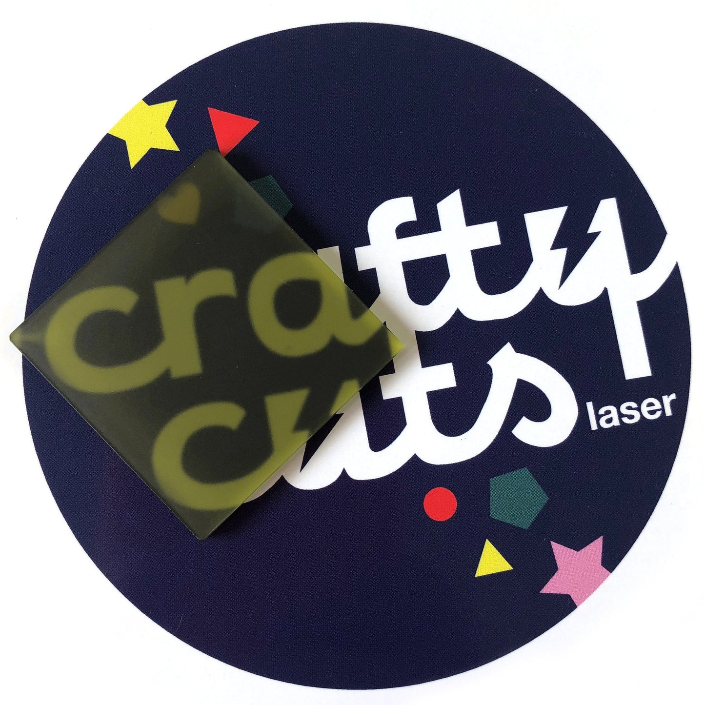 Crafty Cuts Laser Pty Ltd Materials Frosted Acrylic - Moss