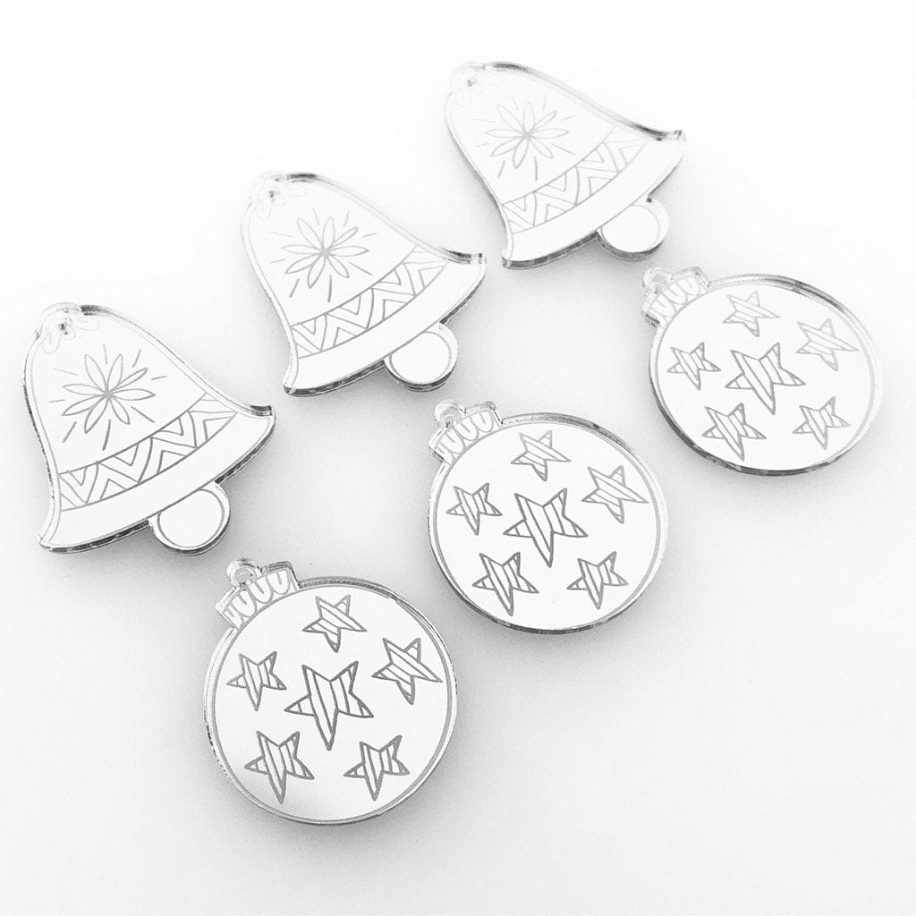 Crafty Cuts Laser Pty Ltd Merry Mismatched - 3 pair set