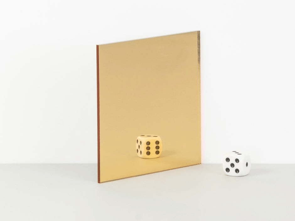 Crafty Cuts Laser Pty Ltd Mirror Acrylic - Cairo Gold