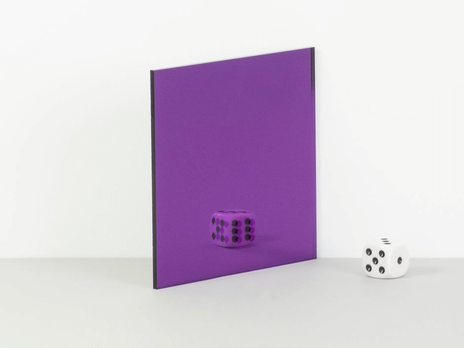 Crafty Cuts Laser Pty Ltd Mirror Acrylic - Eggplant