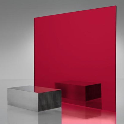 Crafty Cuts Laser Pty Ltd Mirror Acrylic - Scarlet