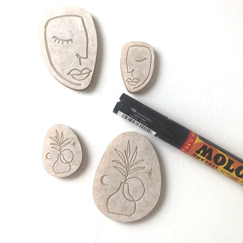 Crafty Cuts Laser Pty Ltd Modern Times - 4 pair Set