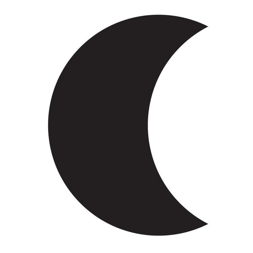 Crafty Cuts Laser Pty Ltd Moon Crescent Charms - 5 Pairs