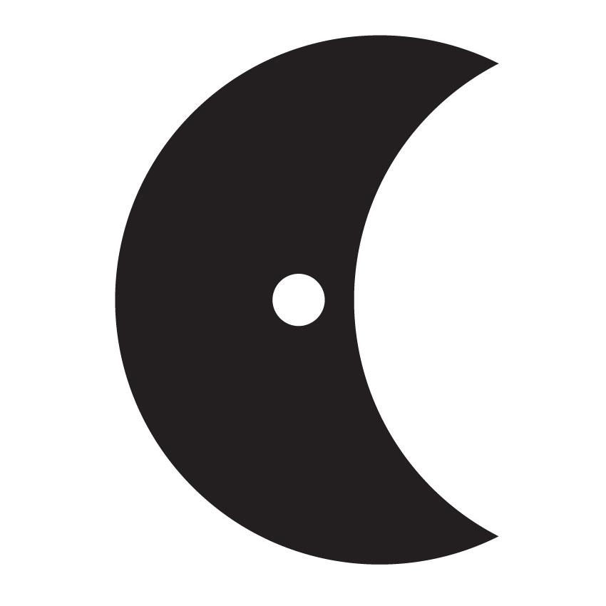 Crafty Cuts Laser Pty Ltd Moon Crescent Charms - 5 Pairs