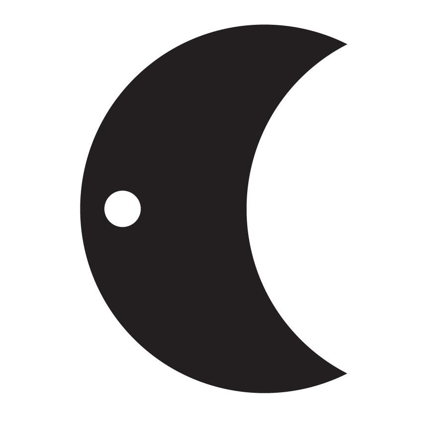 Crafty Cuts Laser Pty Ltd Moon Crescent Charms - 5 Pairs