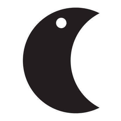 Crafty Cuts Laser Pty Ltd Moon Crescent Charms - 5 Pairs