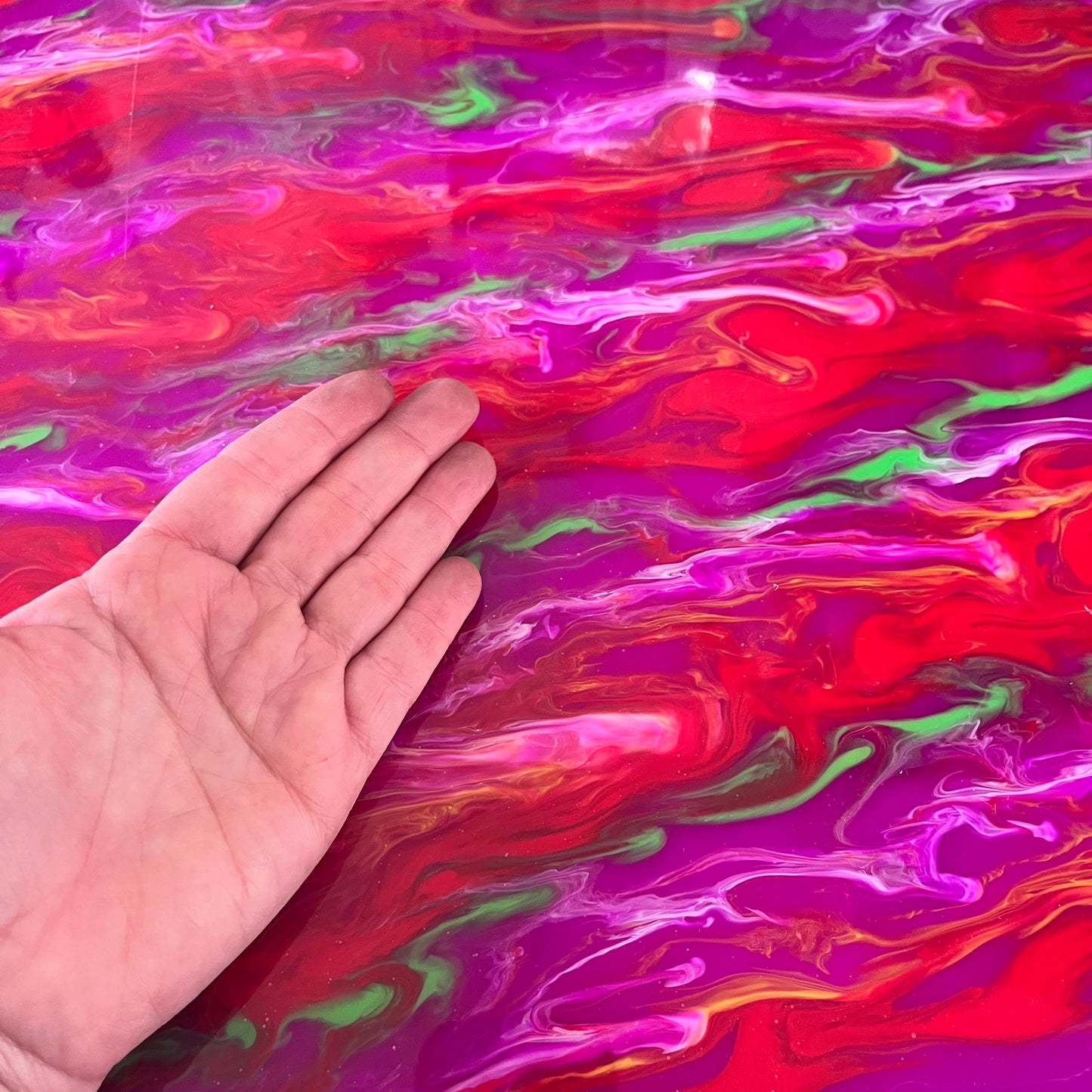 Crafty Cuts Laser Pty Ltd Pattern Acrylic - Hot Lava