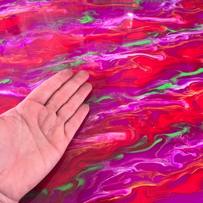 Crafty Cuts Laser Pty Ltd Pattern Acrylic - Hot Lava