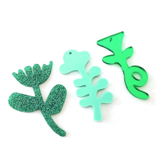 Crafty Cuts Laser Pty Ltd © Plantasia - 2 pair set