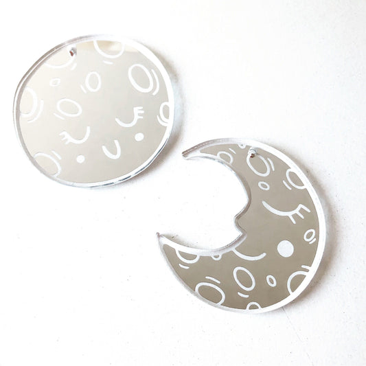 Crafty Cuts Laser Pty Ltd © Sleepy Moon Duo - 4 pair Set