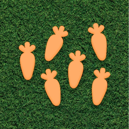 Crafty Cuts Laser Pty Ltd Small_shapes 25mm Carrots - 10 Pairs