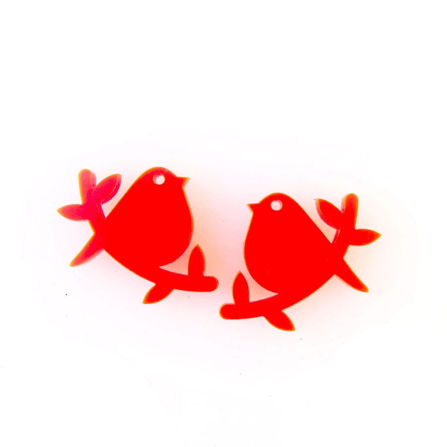 Crafty Cuts Laser Pty Ltd Sweet Tweets Charms  - 3 pairs