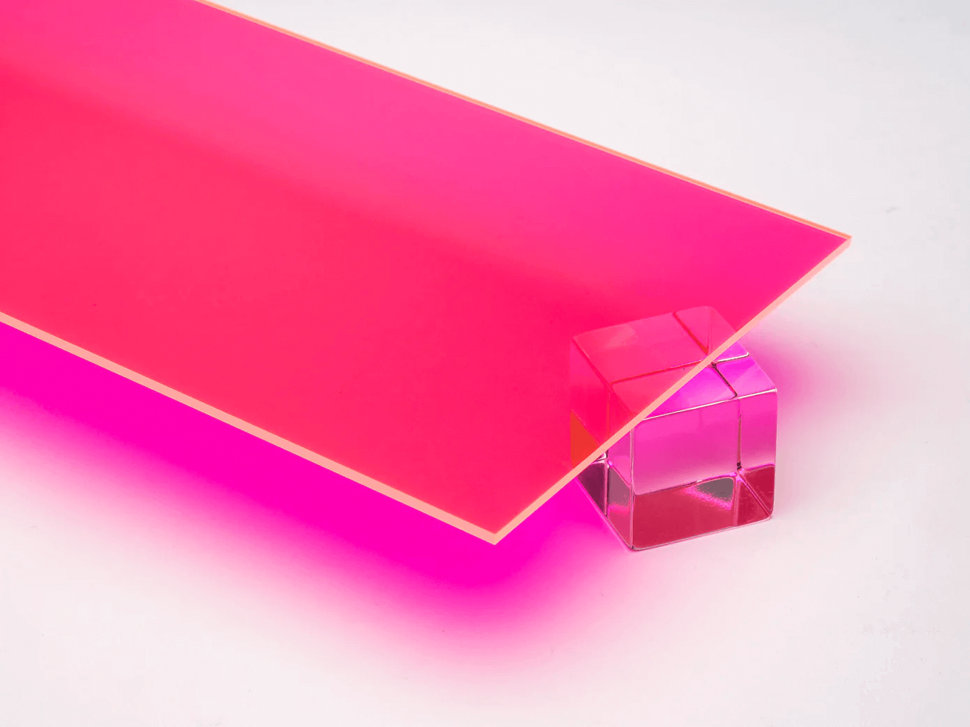 Crafty Cuts Laser Pty Ltd Transparent: Neon Pink