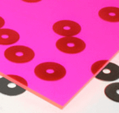 Crafty Cuts Laser Pty Ltd Transparent: Neon Pink