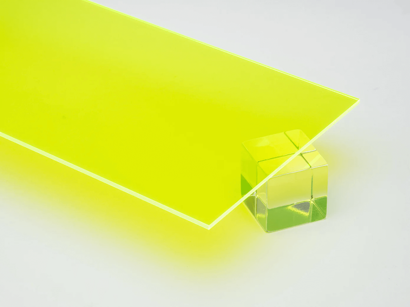 Crafty Cuts Laser Pty Ltd Transparent: Neon Yellow