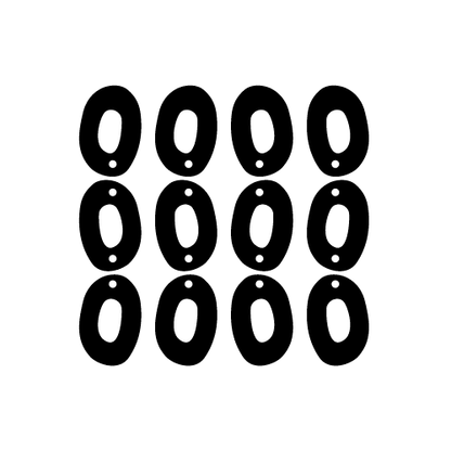 Crafty Cuts Laser Pty Ltd Triplets © Chain, Chain, Chain - 2 Pair