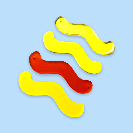 Crafty Cuts Laser Pty Ltd © Twisties Charms - 2 Pair