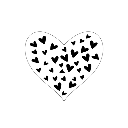 Crafty Cuts Laser Pty Ltd Valentines Hearts - 4 pair set - 3 Designs