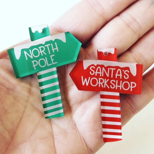 Crafty Cuts Laser Pty Ltd Which Way to Christmas? - 4 pairs Set