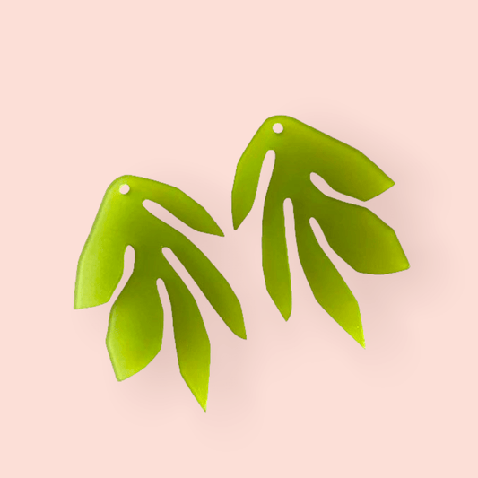 Crafty Cuts Laser Pty Ltd © Willow Leaf - 2 pair set