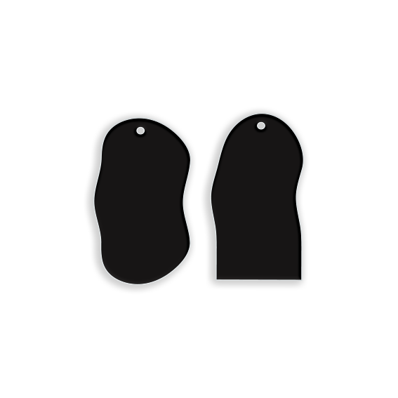 Crafty Cuts Laser Pty Ltd © Wobbles  - 2 Pair Set