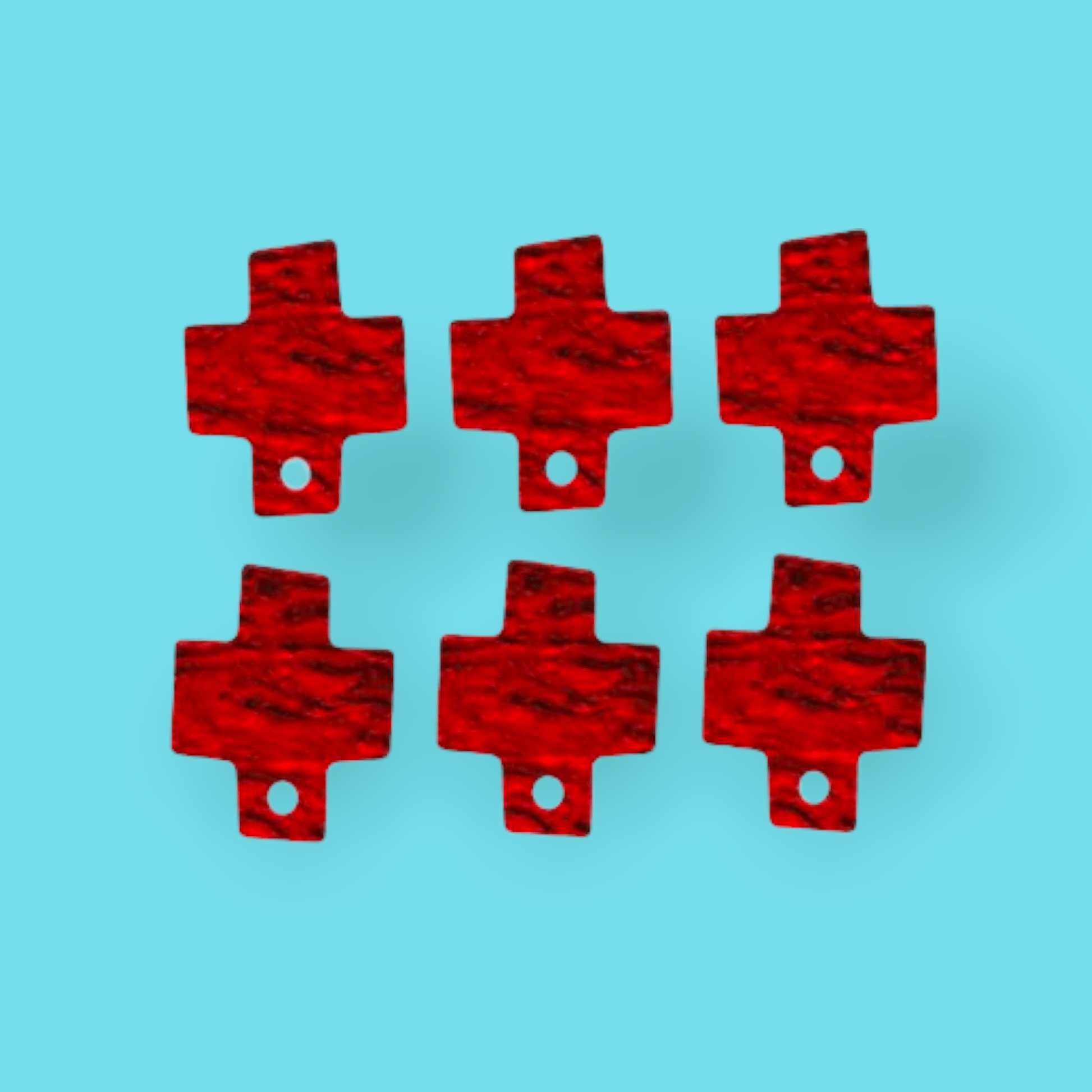 Crafty Cuts Laser Pty Ltd Wonky Crosses - 5 pairs