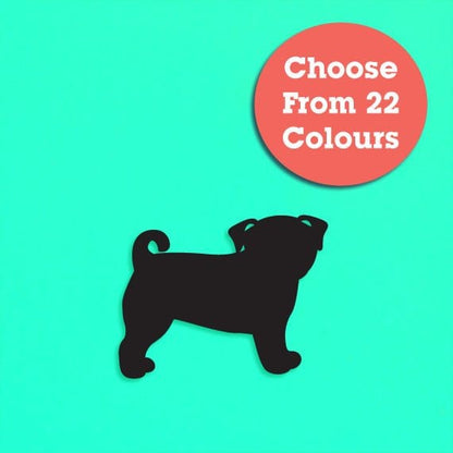 Crafty Cuts Laser Pug Dog Two Pair